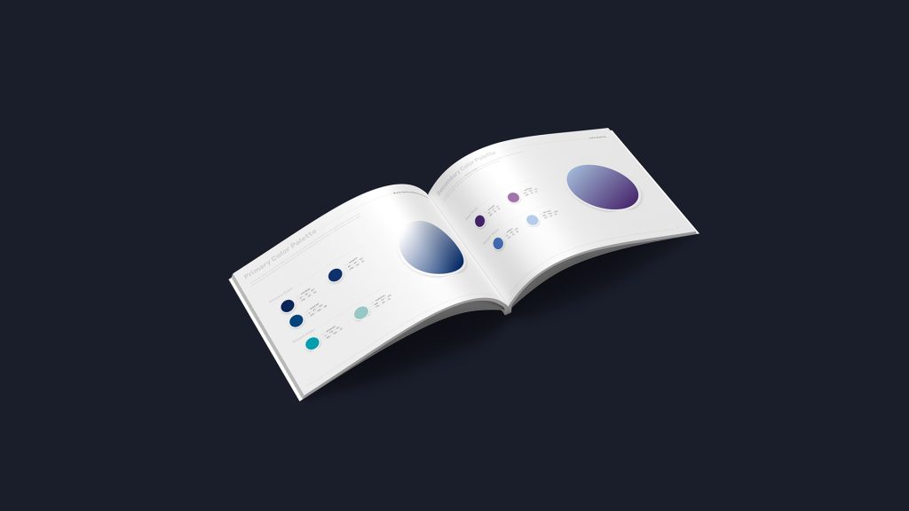 Altalix Corporate Identity Design Gradient Color Application