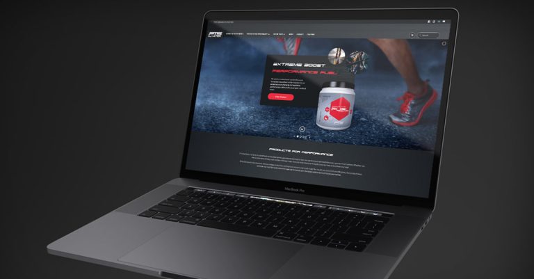PTS Nutrition ecommerce Website Design