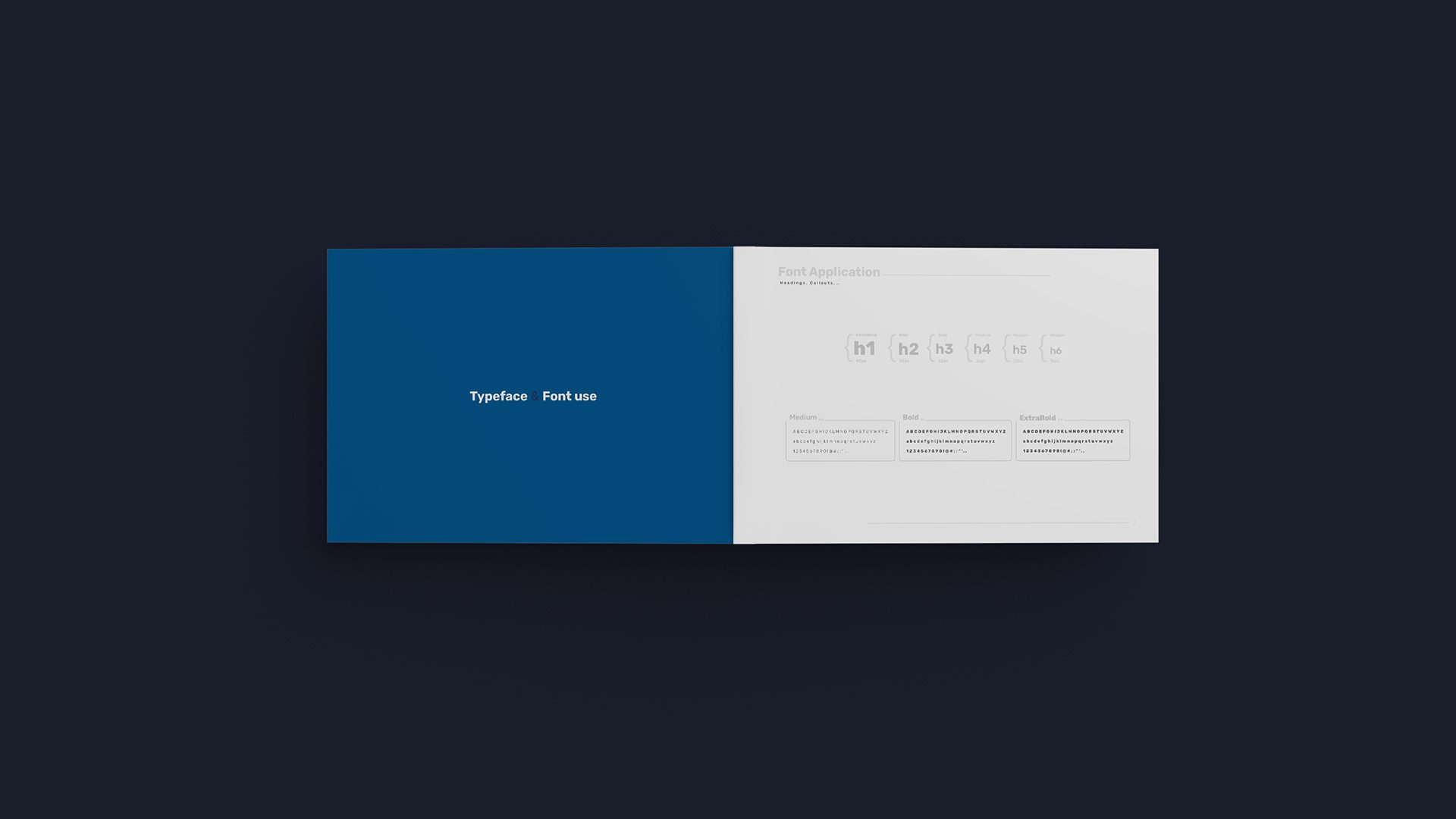 Altalix Corporate Identity Design Font Application Guidelines