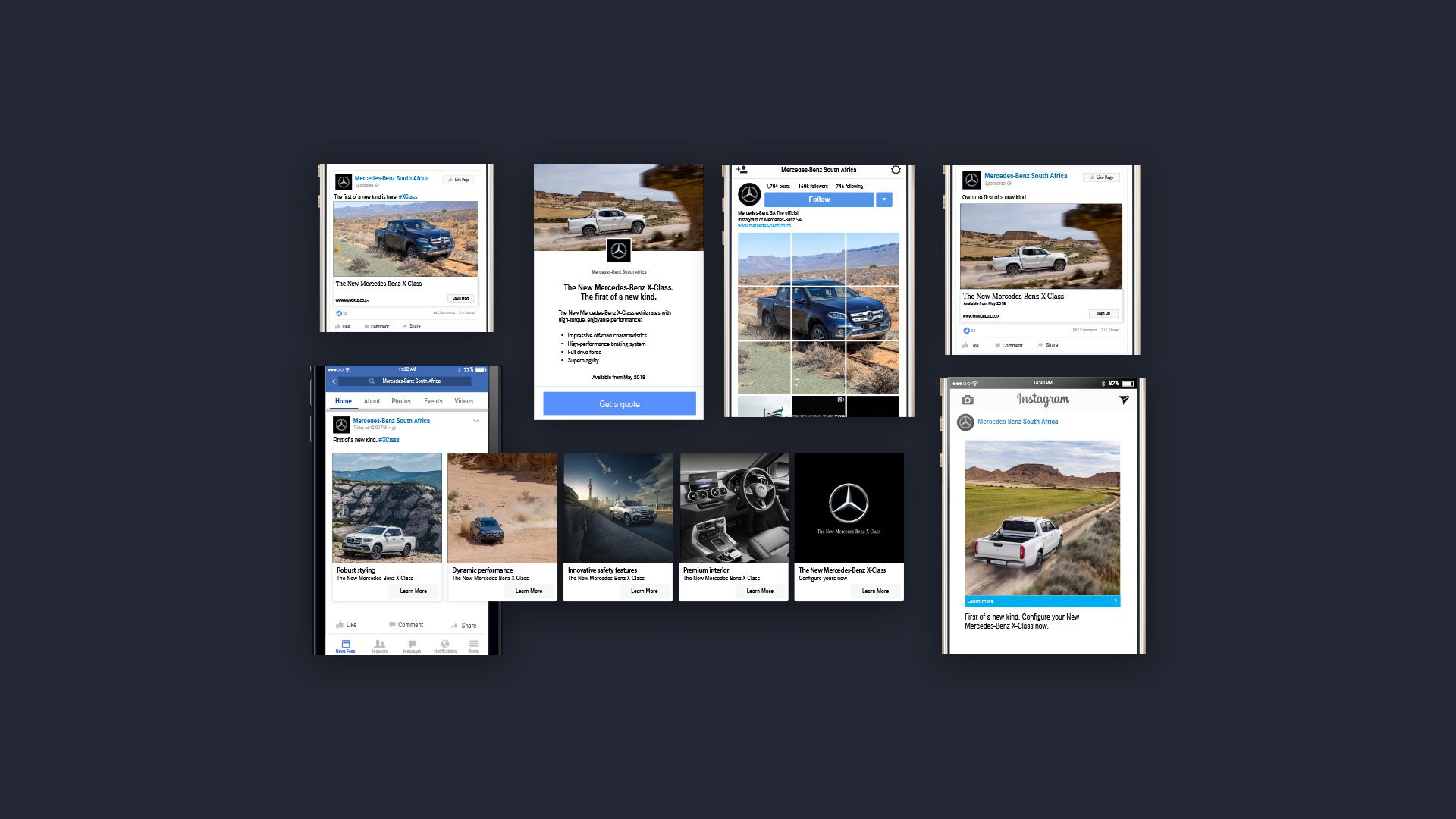 Mercedes Benz X-Class Launch Social Media Campaign