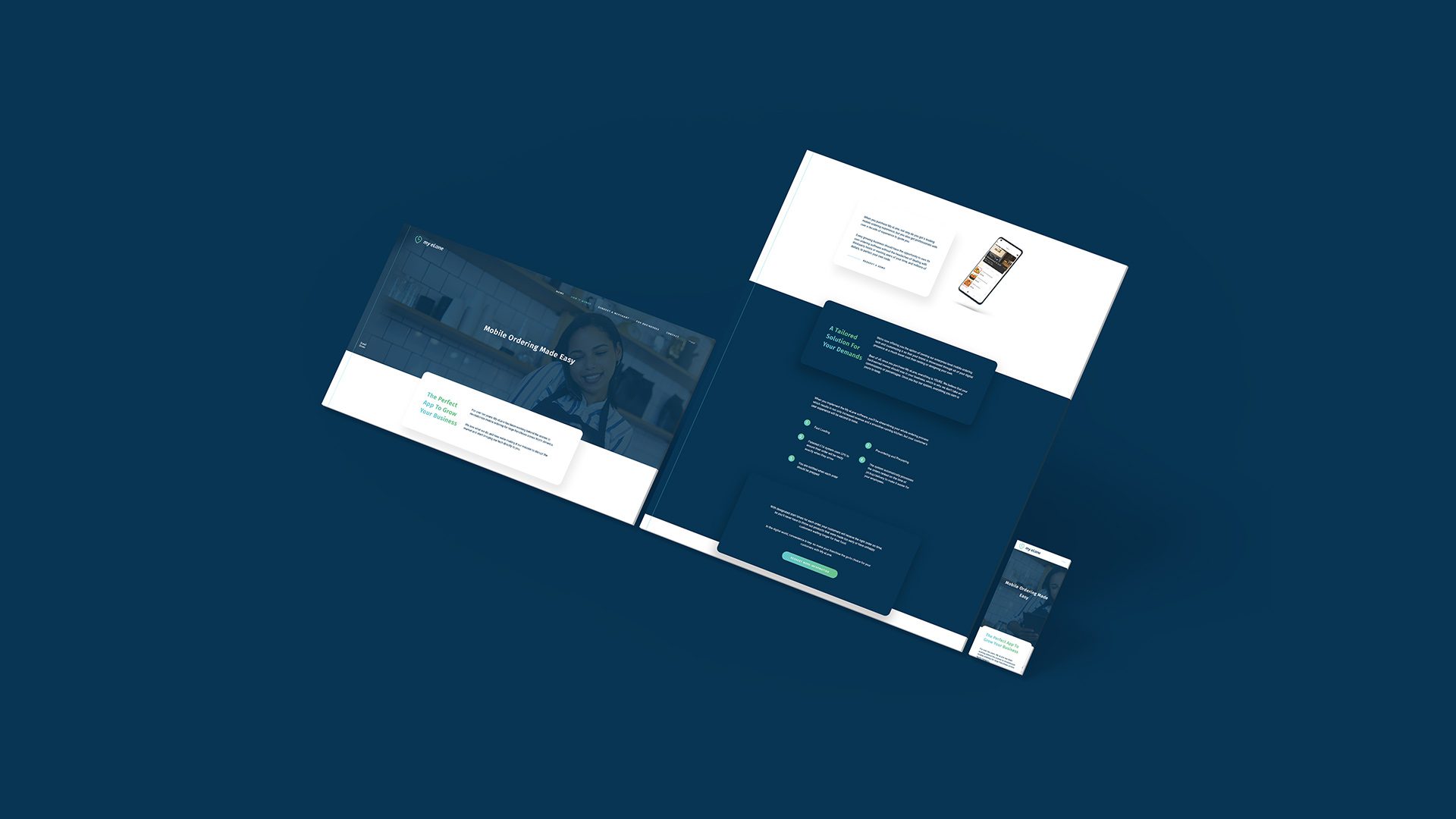 myeLane Website Design Project How it Works Page