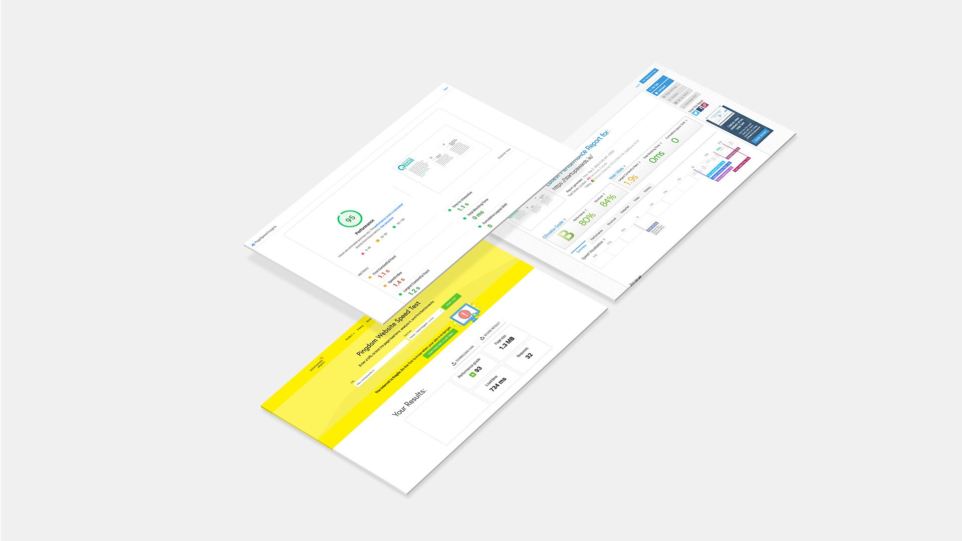 Startup Awards Ireland Website Design Project Page Speed Test Results