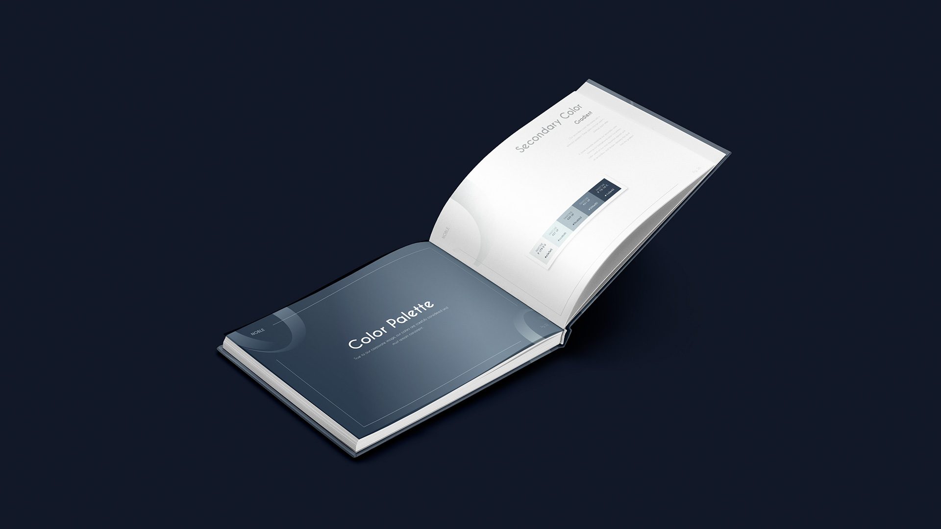 Noble Corporate Identity Design Project Color Palette