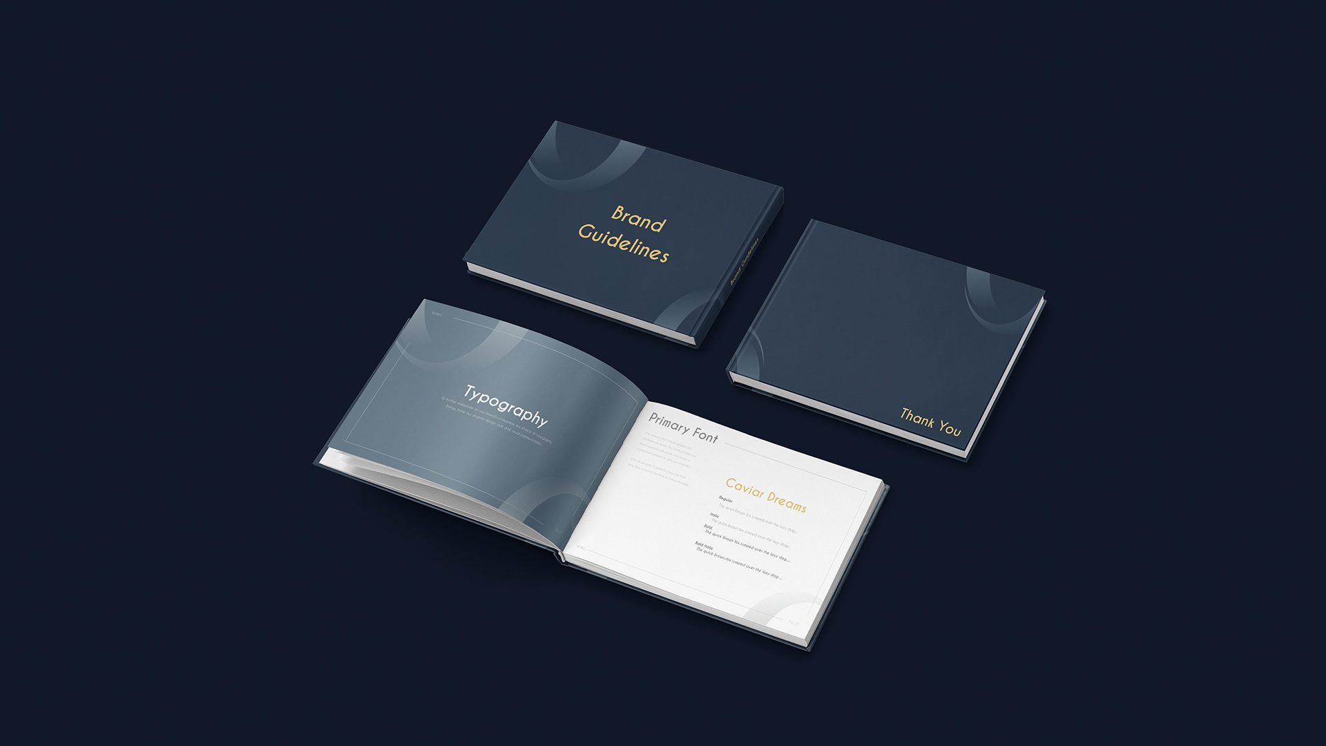Noble Corporate Identity Design Project Typography Guidelines