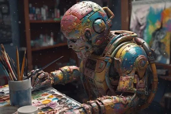 How to use AI in Graphic Design Blog Post Automated Color Palette Example